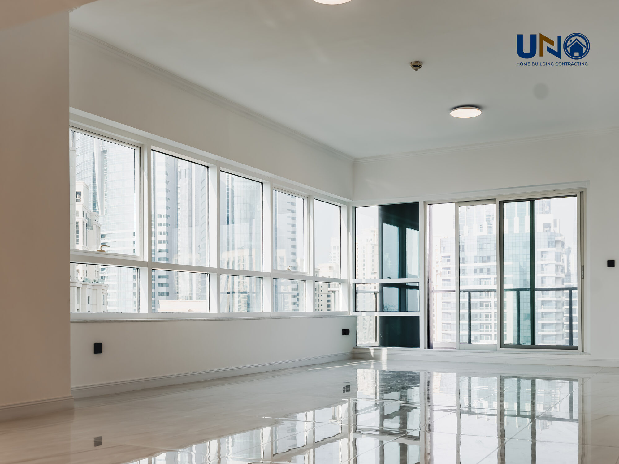 Marina Quays renovated apartment with marina views